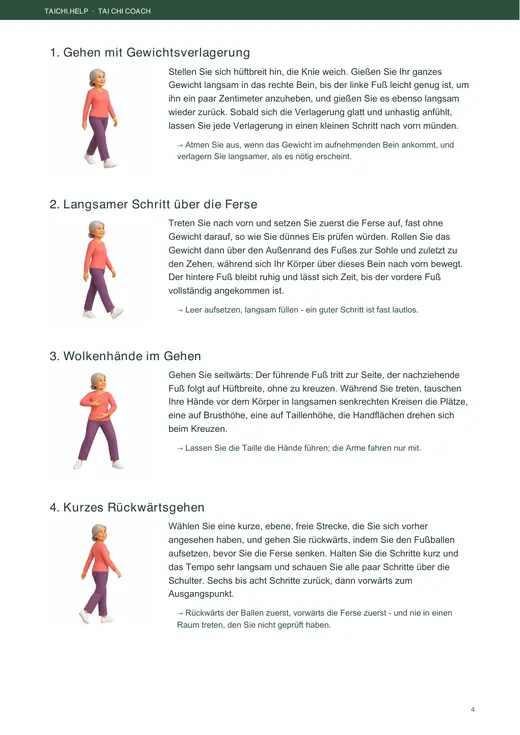 Tai Chi Gehen — 28 Tage