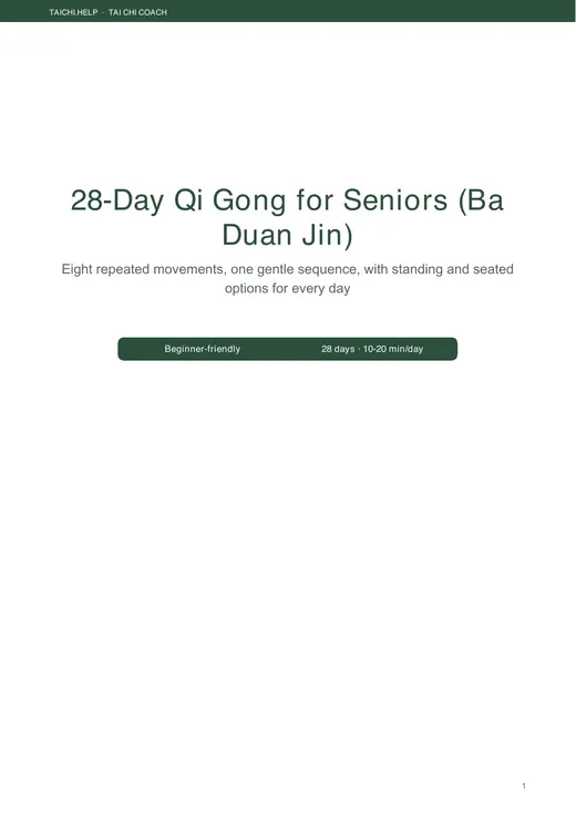 28-Day Qi Gong — cover