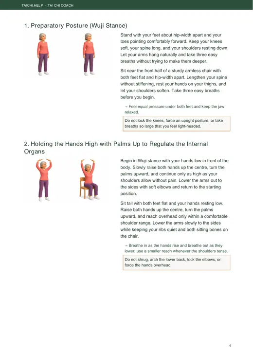 28-Day Qi Gong — inside page