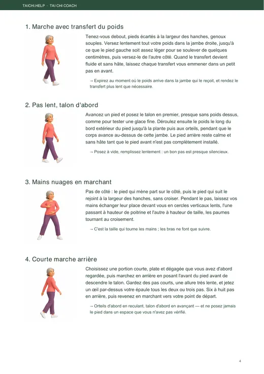 Tai Chi en Marchant — 28 jours