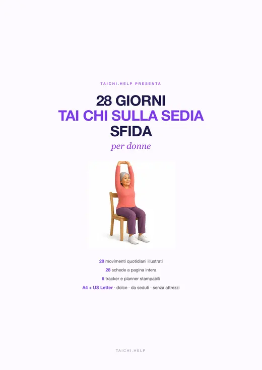 Tai Chi sulla Sedia in 28 Giorni — copertina