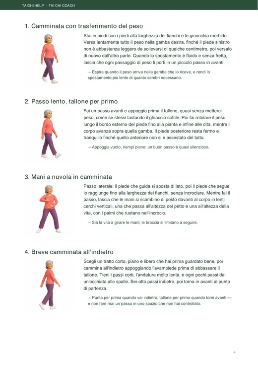 Tai Chi Camminato — Esempio