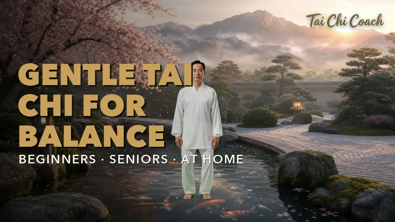 12 Min Gentle Tai Chi for Seniors & Beginners: Balance, Fall Prevention at Home