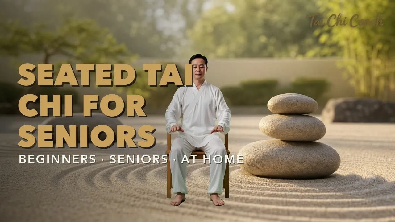 8 Min Seated Tai Chi for Seniors: Gentle Chair Exercises for Mobility & Relaxation